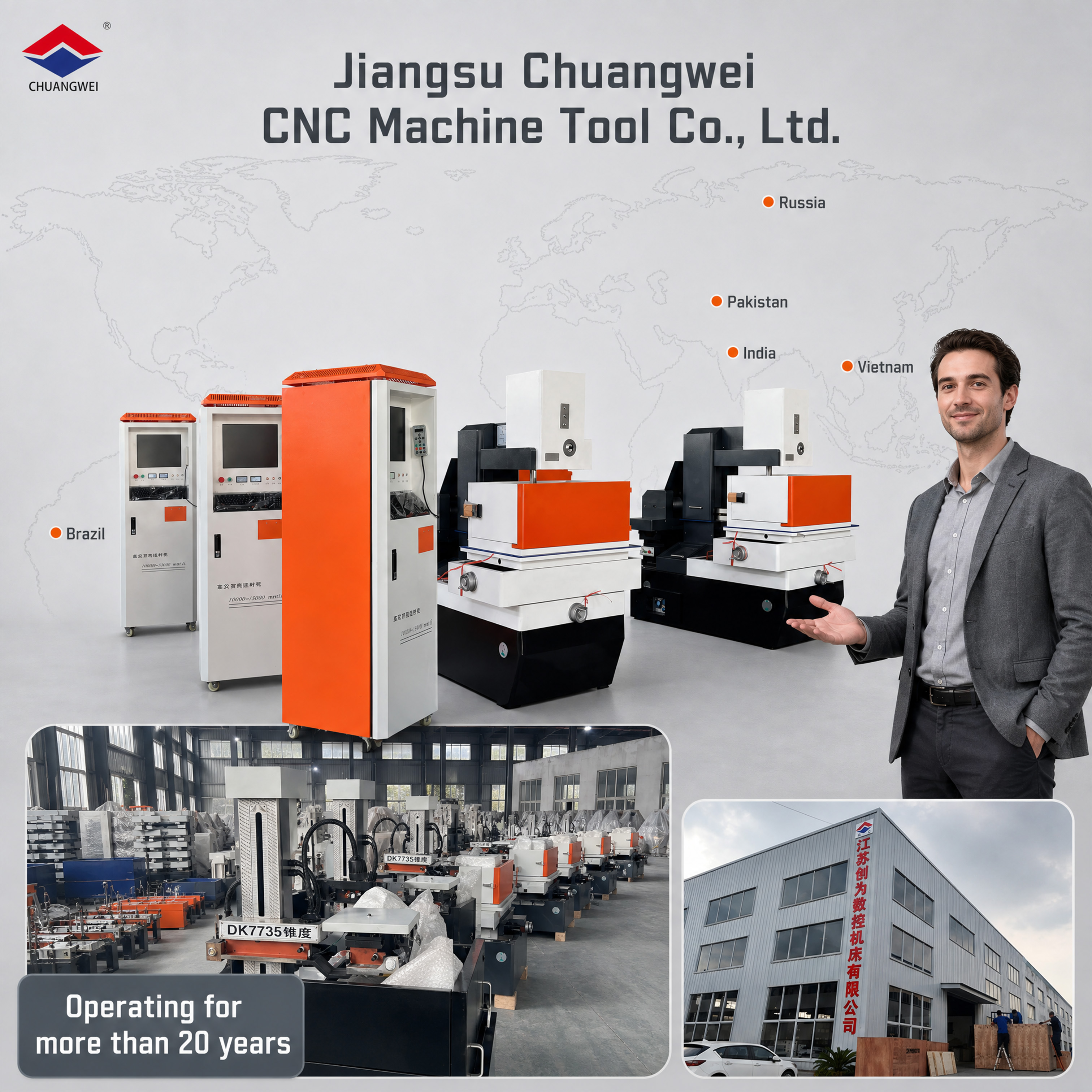 Máquina cortadora de alambre CNC serie DK77
