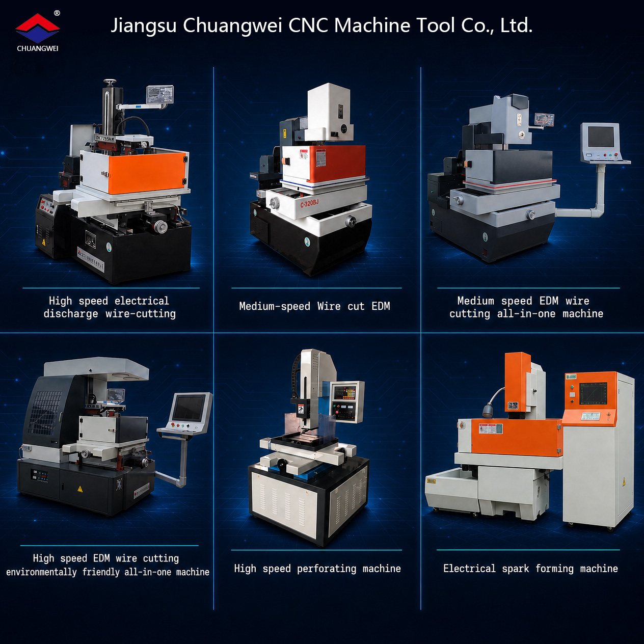 Máquina herramienta de corte de alambre CNC EDM de alta calidad